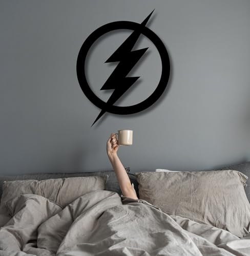 Image of TWIGGY Superhero 6mm MDF Wood Wall Decor Art for Home, Office, or Gaming Room, Gift, Anime (pack of 1 | The Flash)