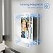 AITEE Acrylic Fridge Magnetic Frame,Double Sided Refrigerator Magnet Picture Frame, Fridge Photo Frame Clear Display Frameless Home Decor for Fujifilm Instax Mini, 2.36 x 3.54 Inch,Pack of 10