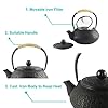 Hwagui - Chinese Cast Iron Teapot with Tea Infuser, Iron Tea Kettle Set, Benefit for Healthy(600ml/20oz) #4