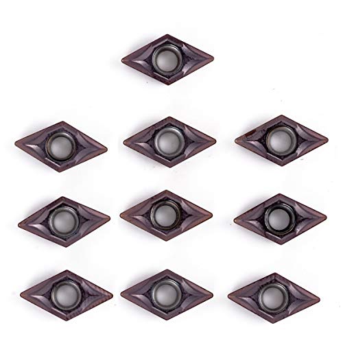 10 piezas insertos DCMT07024 YBC205 con caja plástica miniatura 5