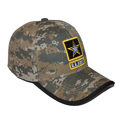 Us Army Hat Official Licensed Military Cap, Embroidered Camo Army Star Military Baseball Cap For Men And Women #TOP3