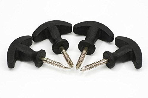 B.Richi Woody Pegs 10 piquetas en T para postes de madera y plataformas de madera