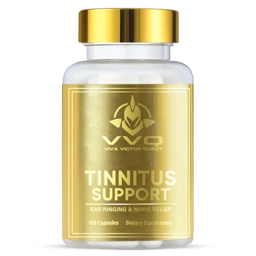 VVQ Tinnitus Relief for Ringing Ears Supplement 1200mg | Supports Ear Health and Reduces Tinnitus Symptoms - 120 Capsules