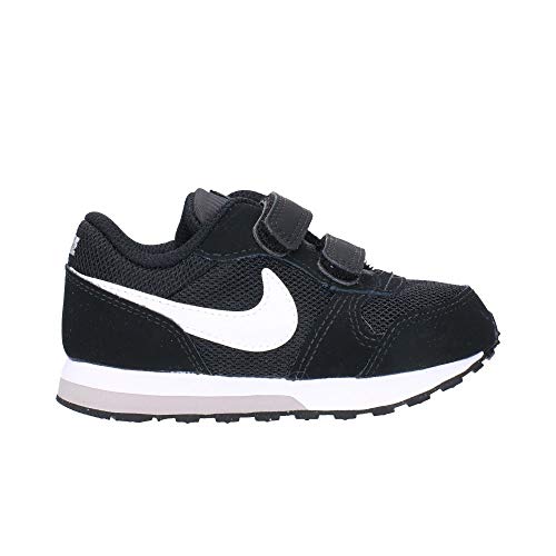 Nike Md Runner 2, Herren Gymnastikschuhe, Schwarz (Black/White-Wolf Grey), 21