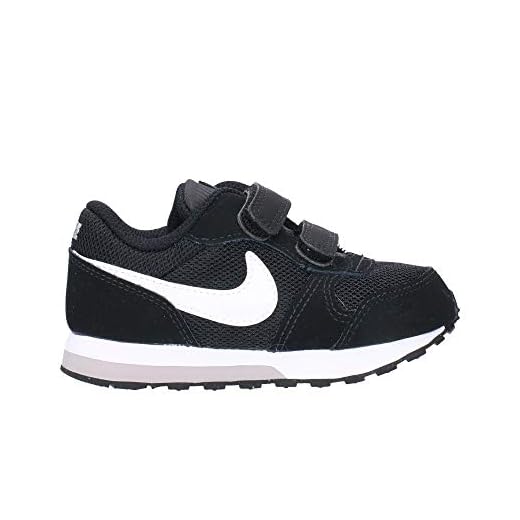 Nike Md Runner 2, Herren Gymnastikschuhe, Schwarz (Black/White-Wolf Grey), 21