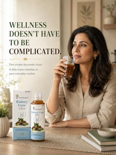 Image of Four Seasons Pure Ayurvedic Kidney Care & Detox Juice with Varun & Punarnava - Natural Urinary Tract Support & Kidney Stone Care Tonic - 100% Herbal & Sugar-Free (1L) PK 3