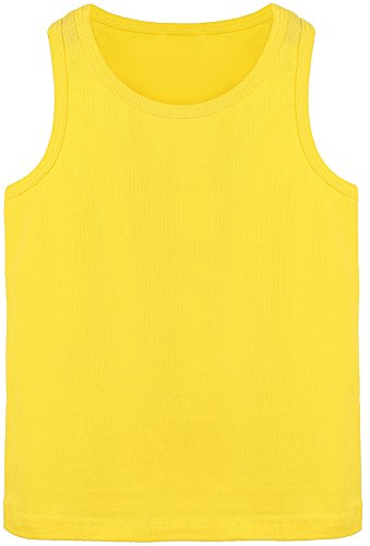 Lilax Girls' Racerback Tank Top 11 Yellow