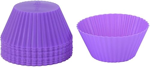 Miniatura 8 de AKOAK Tazas antiadherentes de silicona reutilizables para hornear, moldes para pasteles, accesorios de cocina para hornear, herramientas para hacer