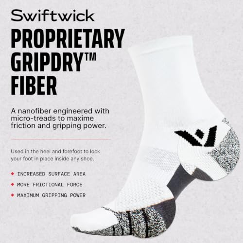 Image of Swiftwick Flite XT Five Athletic Compression Crew Socks for Men & Women