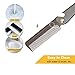 Stainless Steel Folding Comb, Pocket Comb for Men and Women, Black
