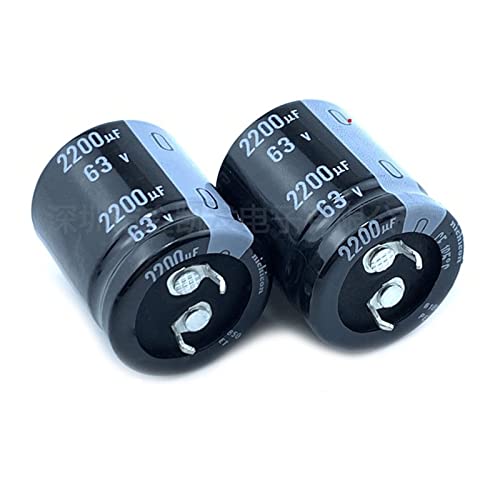 Condensateur 63V 2200uF snap-in à haute stabilité thermique pour filtre audio de rechange