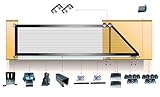 BENINCA HI-MOTIONS Slide Gate Truck Assembly kit Medium of 27ft Track (3 Pieces of 9ft) Concrete...