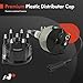 A-Premium Ignition Distributor with Cap and Rotor Compatible with Jeep Grand Cherokee 1998, Wrangler, Cherokee 1998-1999, 4.0L