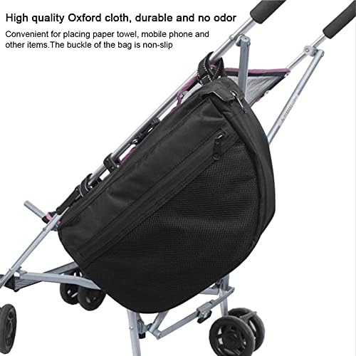 Spryflower Large Capacity Hanging Storage Bag for Wheelchair and Baby Stroller, 600D Oxford Cloth with Non-Slip Buckle - 1