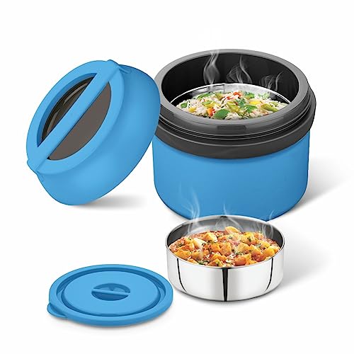 ASIAN Plastowares - Wonder Meal S.S Lunch Box JR for Kids | Adults | Office | Travel | Insulated Tiffins | Keeps Food Hot | 3 Containers |... - Image 5