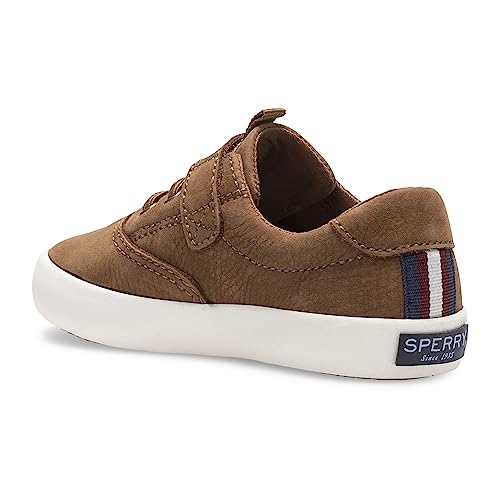 Sperry Spinnaker Washable Jr Sneaker, Tan, 10 Unisex Little Kid4