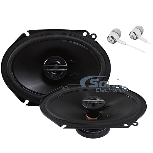 Pioneer TS-G6820S 500 Watts Max Power 6×8/5″x7″ 2-Way G-Series Coaxial Full Range Car Audio Stereo Speakers