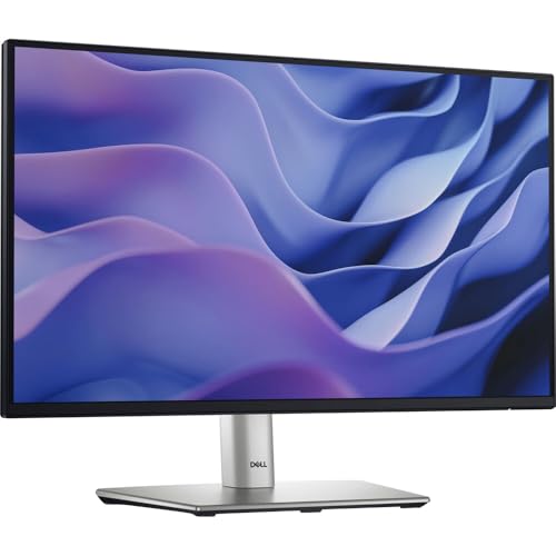 Image of Dell DELL-P2225H 22 inch Full HD 100Hz 16:9 1ms IPS Monitor Black and Silver 2 Pack Bundle with Deco Gear 6FT Universal 4K HDMI 2.0 Cable with 28AWG Pure Copper Conductors