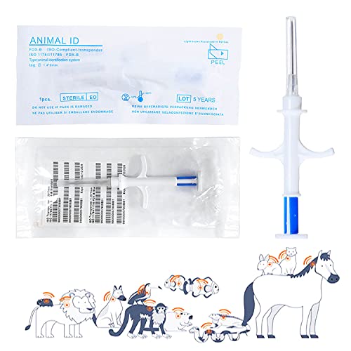 Microchip universal para animais de estimação, 134,2 kHz ISO11784/5 FDX-B etiquetas de identificação