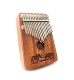 Personalized Gifts Christmas Brithday Gift Ideas, Unique Gifts for Friend Boyfriend Coworker Husband Musician Men Women Dad Brother Kids, Unique Musical Instrument Kalimba 17 Key Thumb Piano