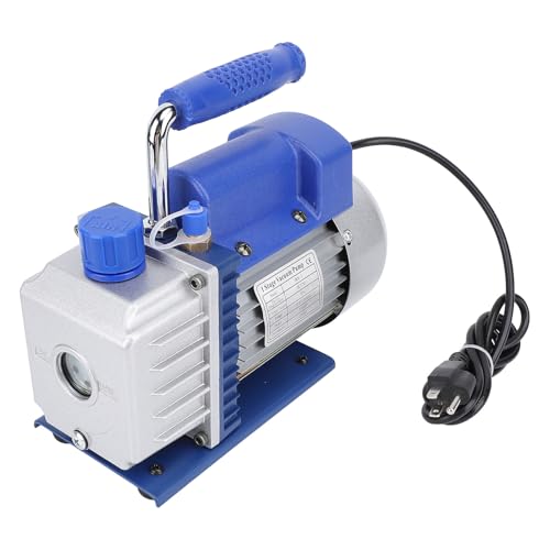 Bomba de Vacío Rotativa de Paleta Brilluxa, 1/4 HP 3.5 CFM Monoetapa compatible con refrigerantes R134a R12 R22 R502 para mantenimiento de aire acondicionado miniatura 4