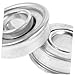 NOLITOY 2pcs Wheelchair Bearings for Front Wheels Ball Bearings with Inner Diameter Outer Diameter and Thickness Enhance Stability for Manual Wheelchairs
