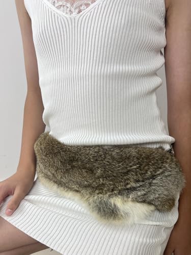 STALKER GRAY FUR BELT ファーベルト y2k afb STALKER GRAY FUR BELT ファーベルト y2k afb STALKER GRAY FUR BELT