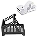 POENVFPO Barcode Printer Stand Lightweight Convenient for Labeling Machines Home Office ABS Material Rust Proof Durable Mini Design Space Saving (Black)