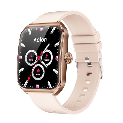 AOLON Curve Upgraded Smart Watch for Men Women (Answer/Make Call), 1.83" Fitness Tracker with 120+ Sport Modes,Heart Rate/Sleep/Spo2 Monitor, IP67 Waterproof, Activity Tracker for Android iOS