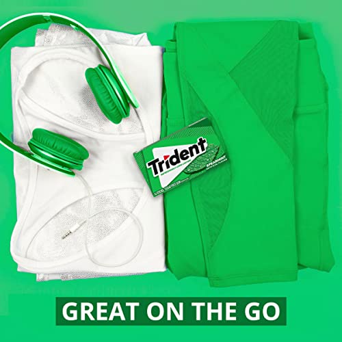 Image of Trident Spearmint Sugar Free Gum, 14 Pieces