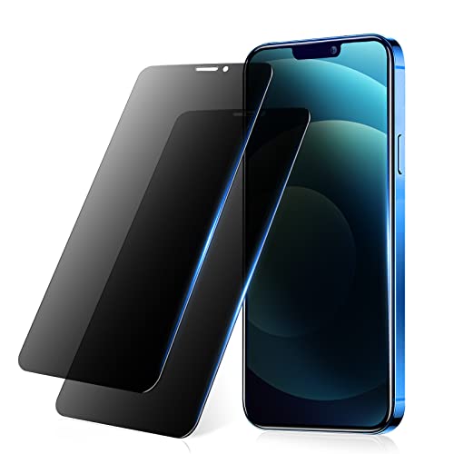 iPhone12 覗き見防止 フィルム iPhone12 ガラスフィルム のぞき見防止 アイフォン12 保護ガラス 覗き見 いphone12 液晶 保護フィルム 横見防止 あいふぉん12 ガラス プライバシーフィルム iphone12 強化ガラスフィルム 2枚セット
