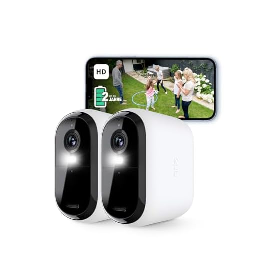 Arlo Essential 2 HD XL Batterie Überwachungskamera Aussen WLAN, Kabellos, 1080p Video, Farbnachtsicht, Licht, Bewegungsmelder, Sirene, 2-Wege Audio, Arlo Secure Plan Testzeitraum, 2 Kameras, Weiß