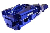 Integy RC Model C29606BLUE Billet Machined Rear Bulkhead for Traxxas 1/10 E-Revo 2.0