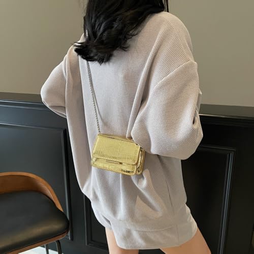 Mini Crossbody Bags for Women, Y2k Purse with Chain Strap, Trendy Women's Evening Handbags4