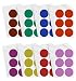 Royal Green Round 2 inch Sticker 50mm dot Labels Colored Circles - Permanent Adhesive Stickers in 8 Colors - 384 Pack