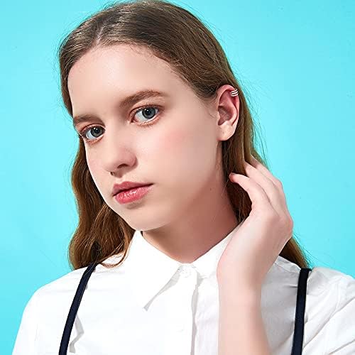 SLUYNZ 925 Sterling Silver No Piercing Cuff Earrings for Women Ear Cuffs Helix Earrings Clip On Cartilage - Image 6