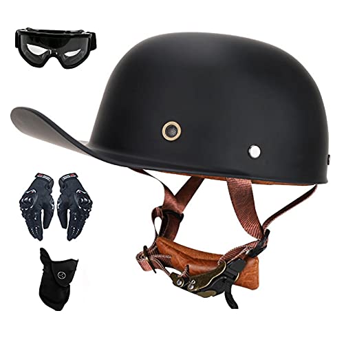 Retro Casque Moto Homme Femme Cover