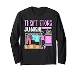 Gebrauchtwarenladen Junkie. Gebrauchtwarenladen. Sparsam Langarmshirt
