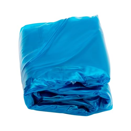 Image of Clear Inflatable Sofa Chair, Twin Size Air Mattress Couch, Portable Blow-Up Double Seat Air Furniture for Indoor Outdoor Camping Beach Patio Garden