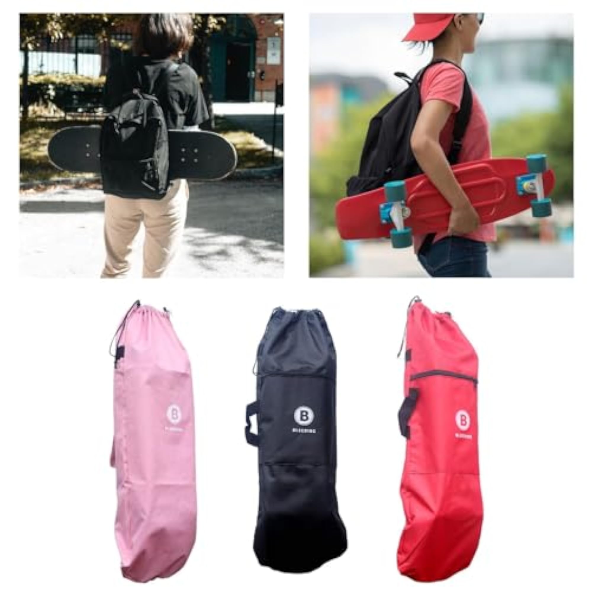 Skateboard Shoulder Bag for Travel and Storage