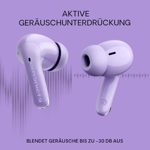 Urbanista Bluetooth Kopfhörer in Ear, Noise Cancelling Kopfhörer Kabellos – Ansicht 2