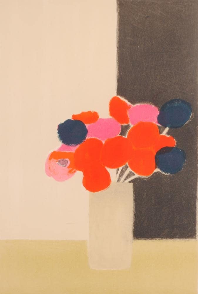 Amazon | ベルナール・カトラン 「クロチルド(アポリネール)」 花 絵画