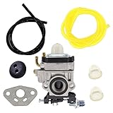 HURI Carburateur de 11 mm pour taille-haie Walbro WYK-186 WYJ-138 Shindaiwa T242X T242 LE242 Outil multifonction
