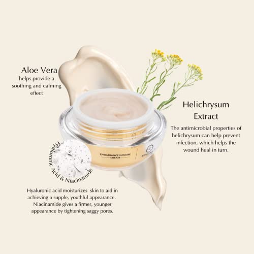 Epilynx By Dr. Liia Epiradiance Sunrise Morning Vegan Face Moisturizer - Anti Aging Firming And Glowing Formula - Niacinamide And Hyaluronic Acid - Allergen Free For Sensitive Skin #TOP2