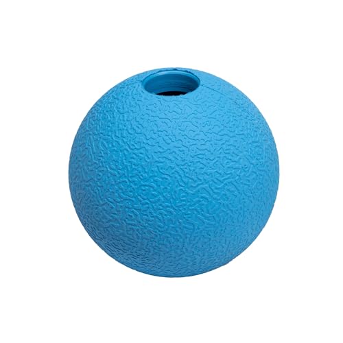 Amazon Basics Interactive Bouncy Durable Rubber Dog Toy Balls, 2.5 inch, Multi-Color Blue/Orange, Pack of 10 view 3