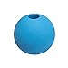 Amazon Basics Apportierbälle aus Gummi zum Spielen für Hunde, 2 Stück, 7.62 cm, Blau, Orange