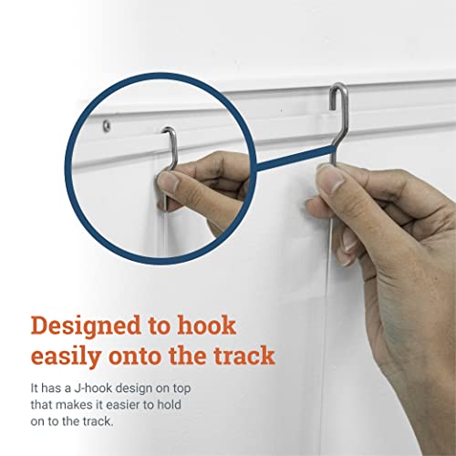 Image of Nylon Clear Picture Hanging Cord 2mm Diameter 72-Inch with Large Hook - Compatible with TR101 Wall Channel Picture Hanging Hardware - Supports Up to 11 lbs - 5 Pack