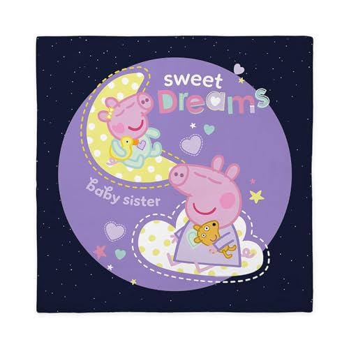 CafePress Peppa Pig: Sweet Dreams Queen Duvet Cover, Printed Comforter Cover, Unique Bedding