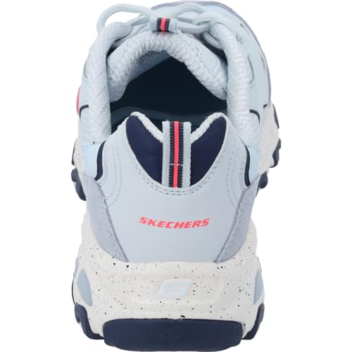 Skechers Donna D'lites - Bold Views Sneaker In Blu Chiaro, Taglia 40 - 5
