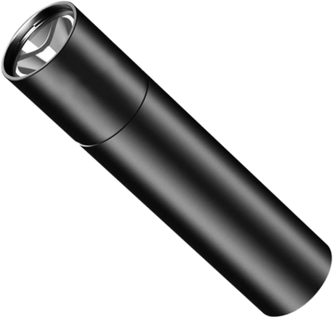 1pc Flashlight Keychain Mini Outdoor Camping Light Solar-Powered Flashlight Light Modes